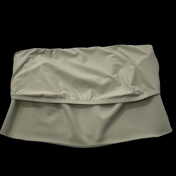 SKIMS Faux Leather Set Tube Top + Boot Cut Pants Shell 3X - Picture 7 of 16